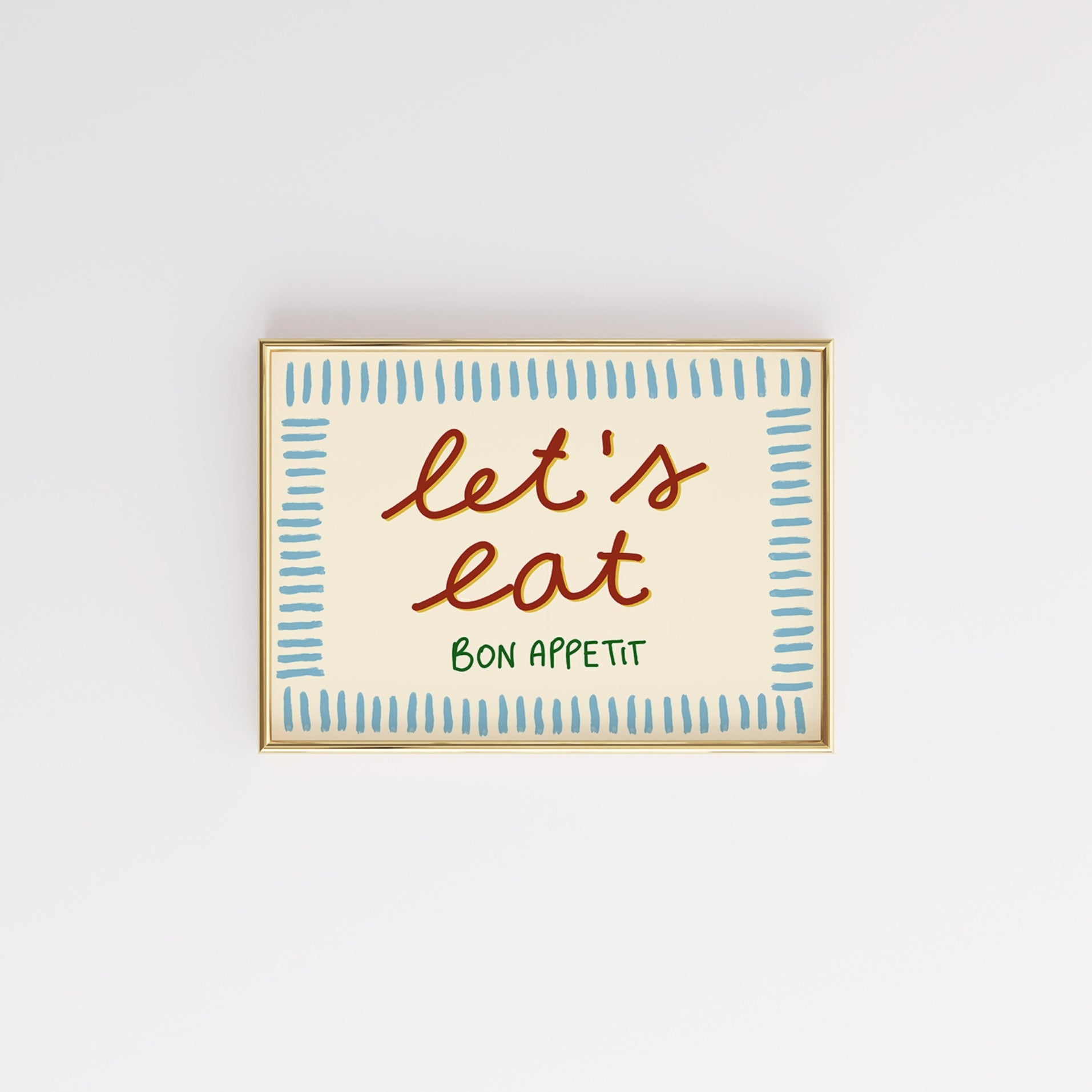 Let’s Eat Kitchen Wall Art, Kitchen Wall Decor