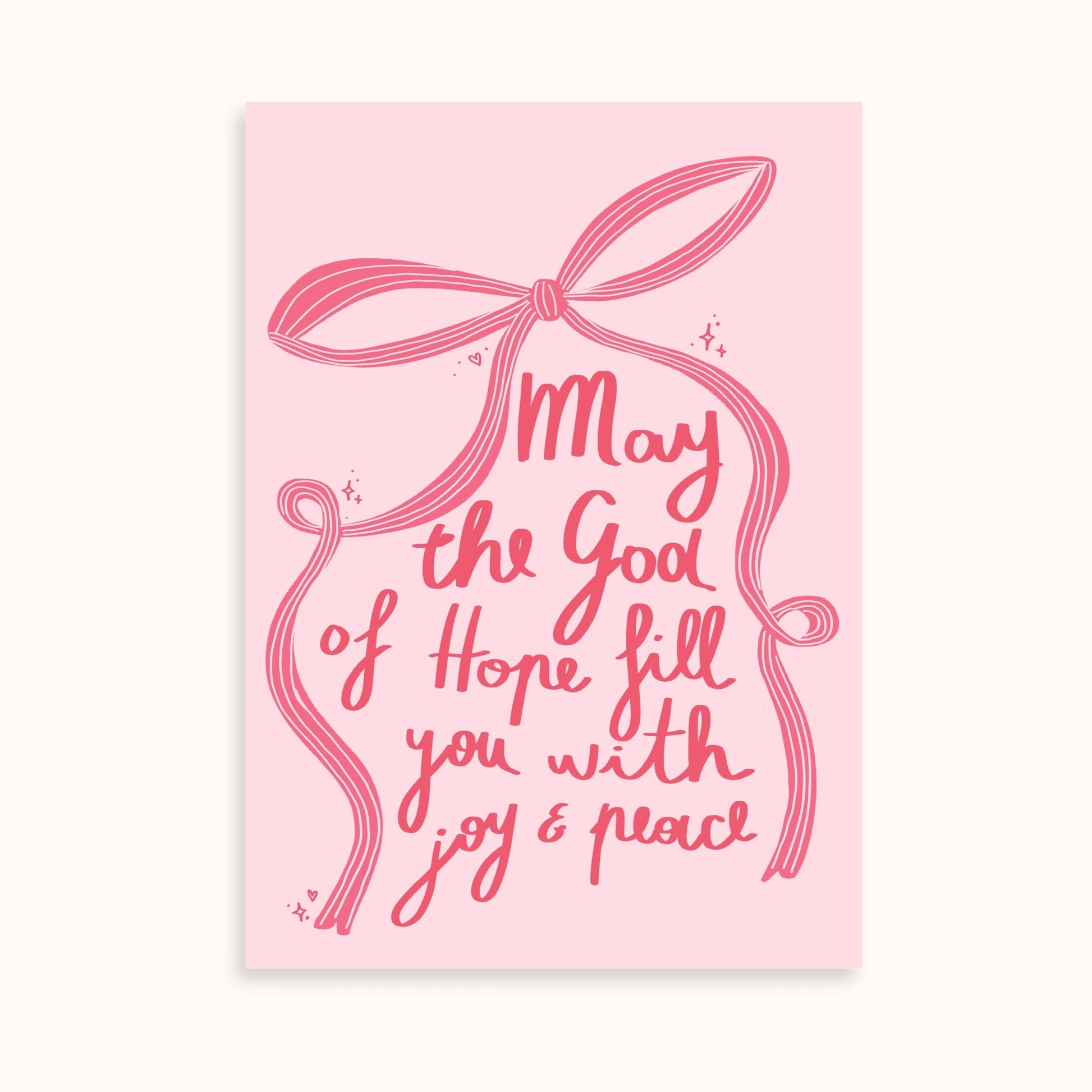 Pink Christian Wall Art Set of 2