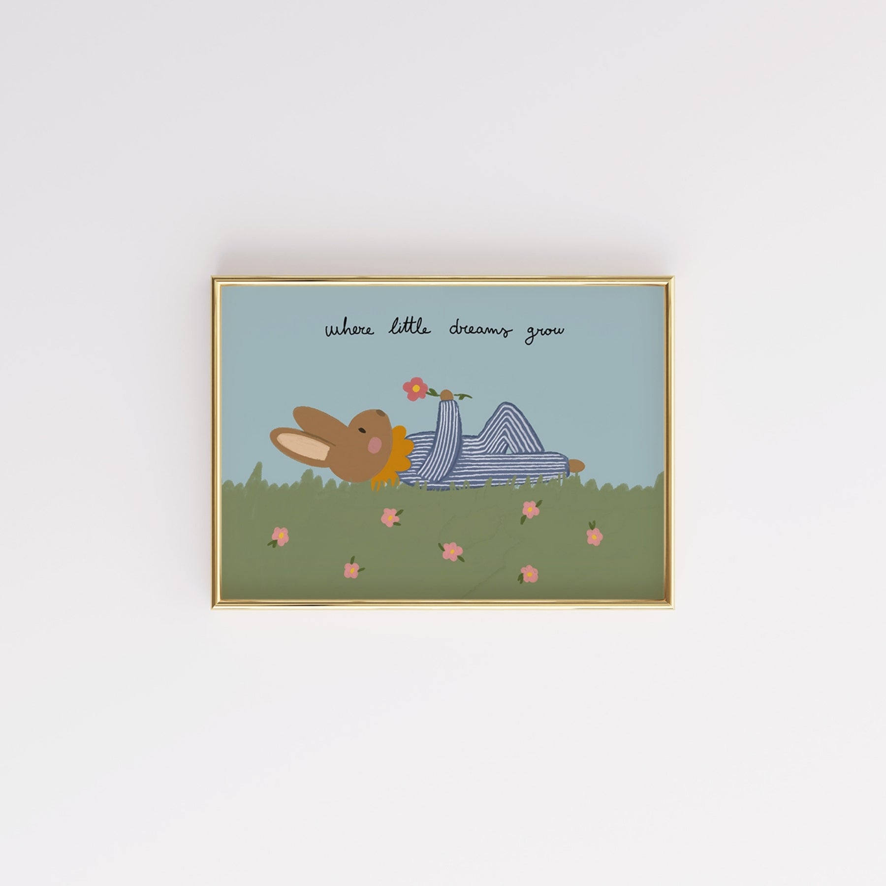 Arte murale Coniglietto per camera bambini