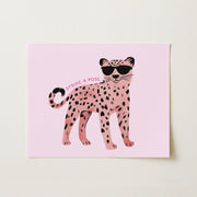 Pink Leopard – Nursery & kids wall art