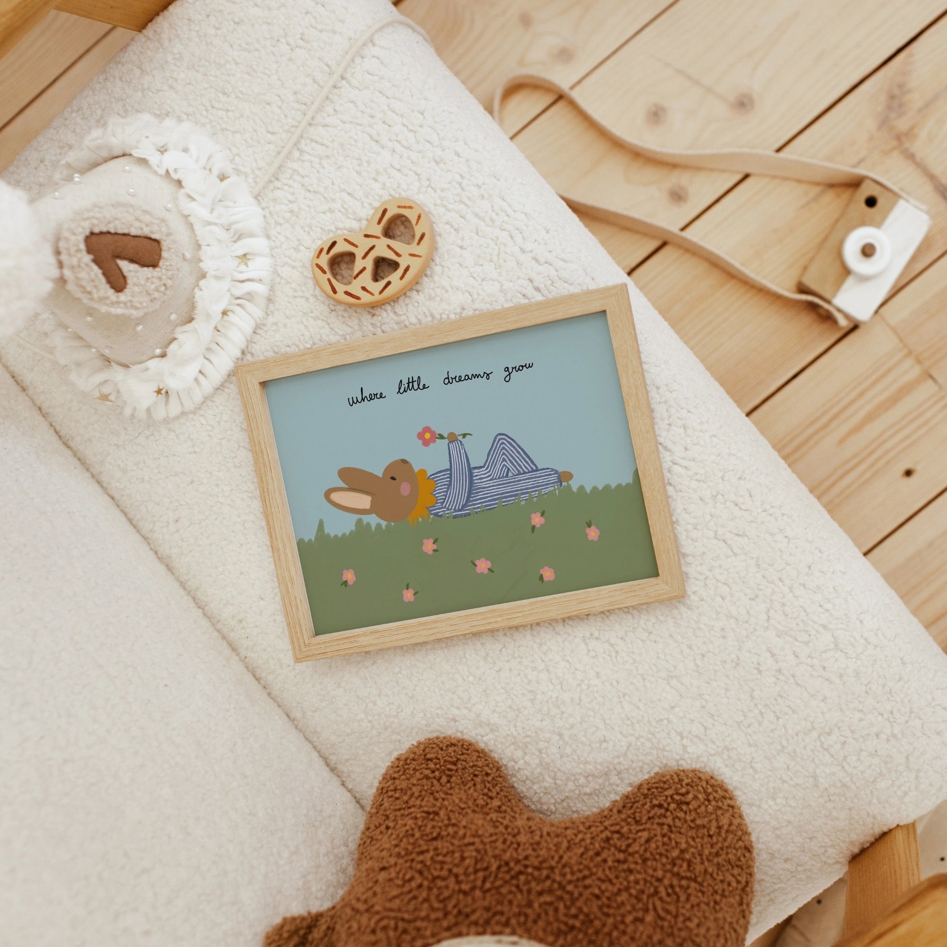 Arte murale Coniglietto per camera bambini