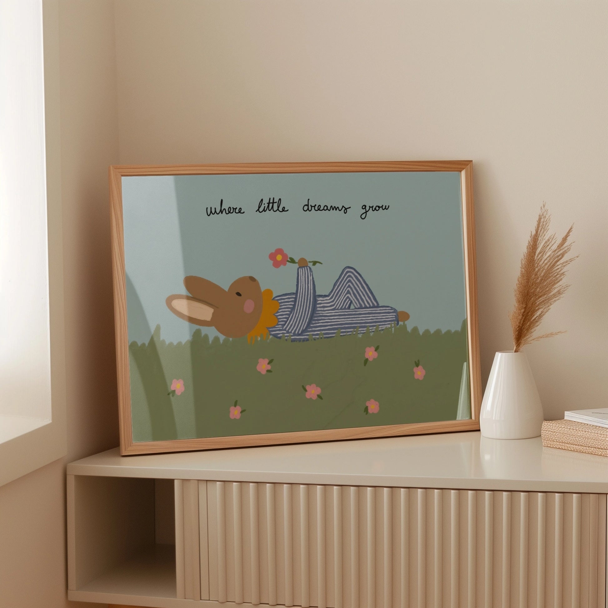 Arte murale Coniglietto per camera bambini