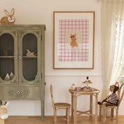 Cute Brown Rabbit – Poster per bambini