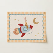 Rabbit Rocket – Nursery & kids wall art