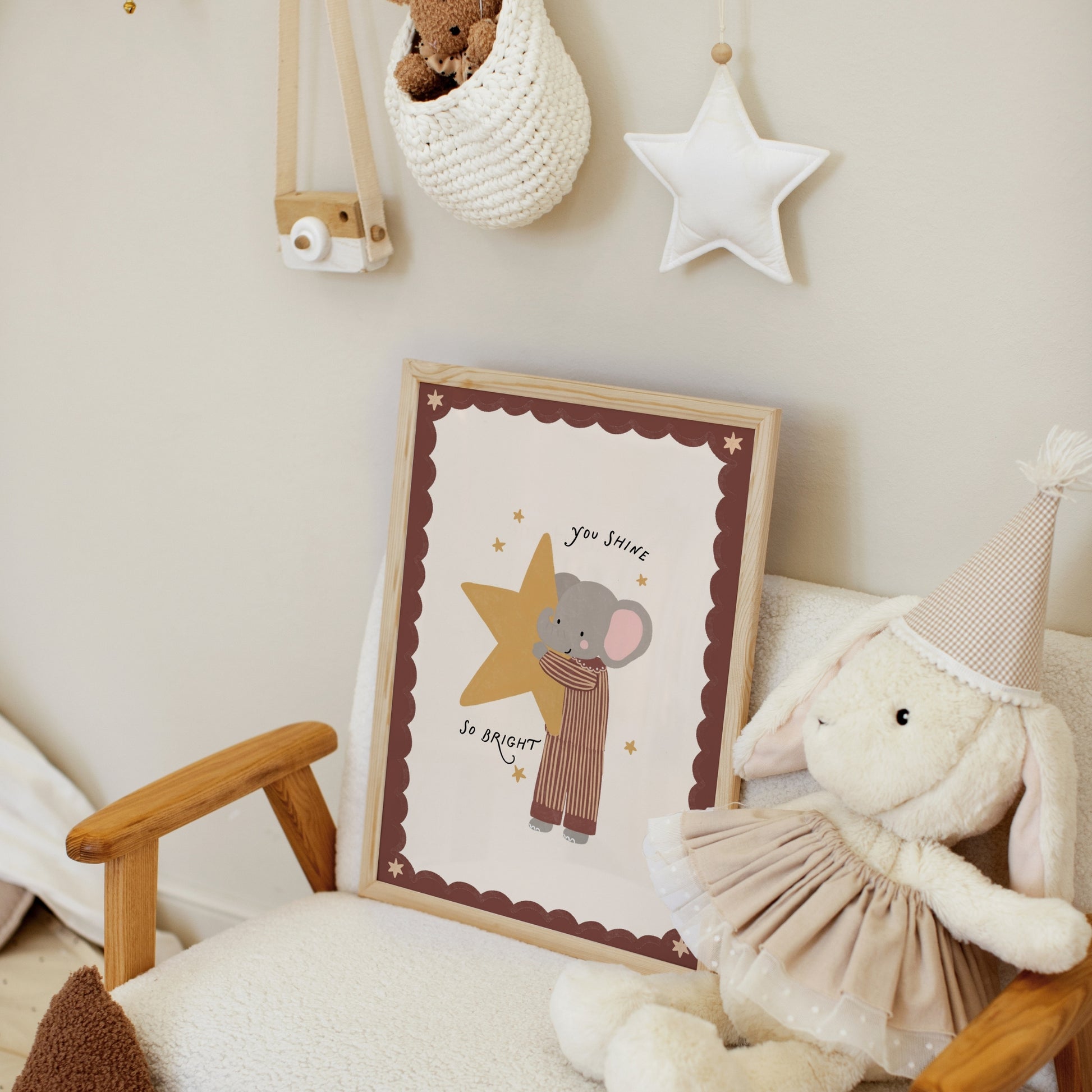 Baby Animal Nursery Decor, Circus Nursery Decor