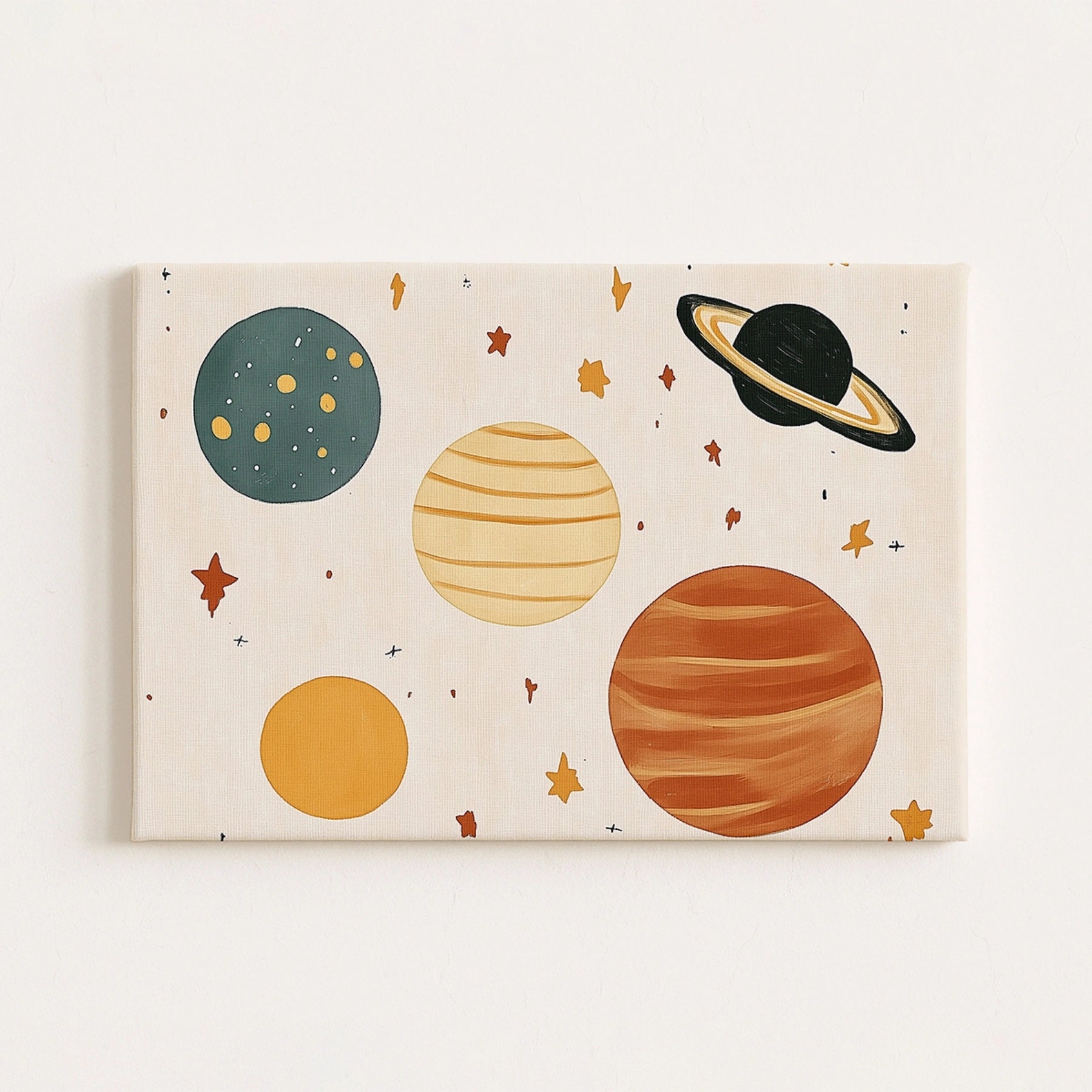 Planets Nursery Canvas Print