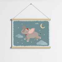 Stampa di Elefante nello spazio