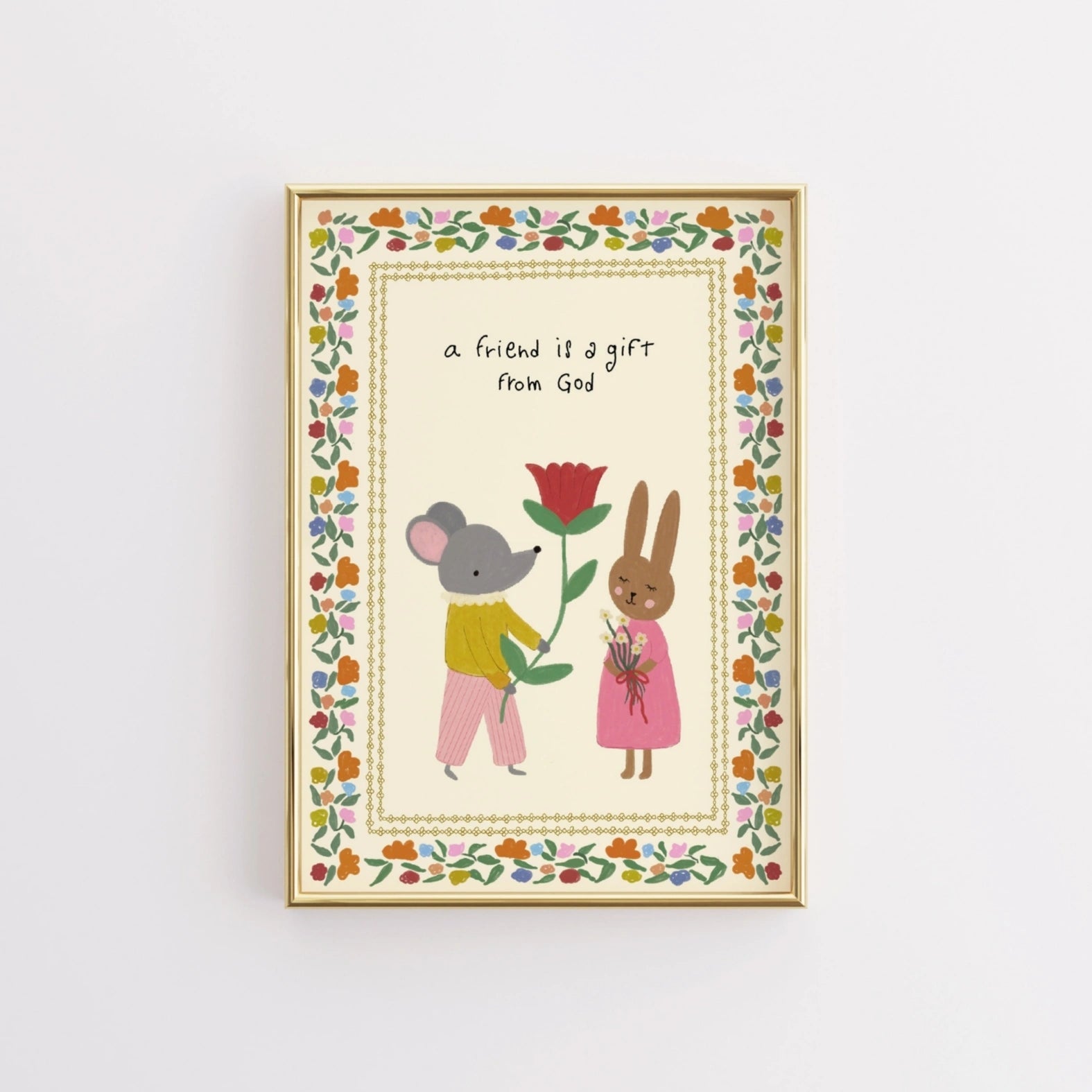 Un ami est un don de Dieu