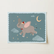 Elephant in the Space – Nursery & kids wall art