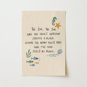 Coastal Inspirational Quote – Coastal Wall Art