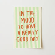 Mood to Have a Good Day – Nursery & kids wall art