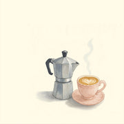 Minimal Retro Coffee – Kitchen Wall Art