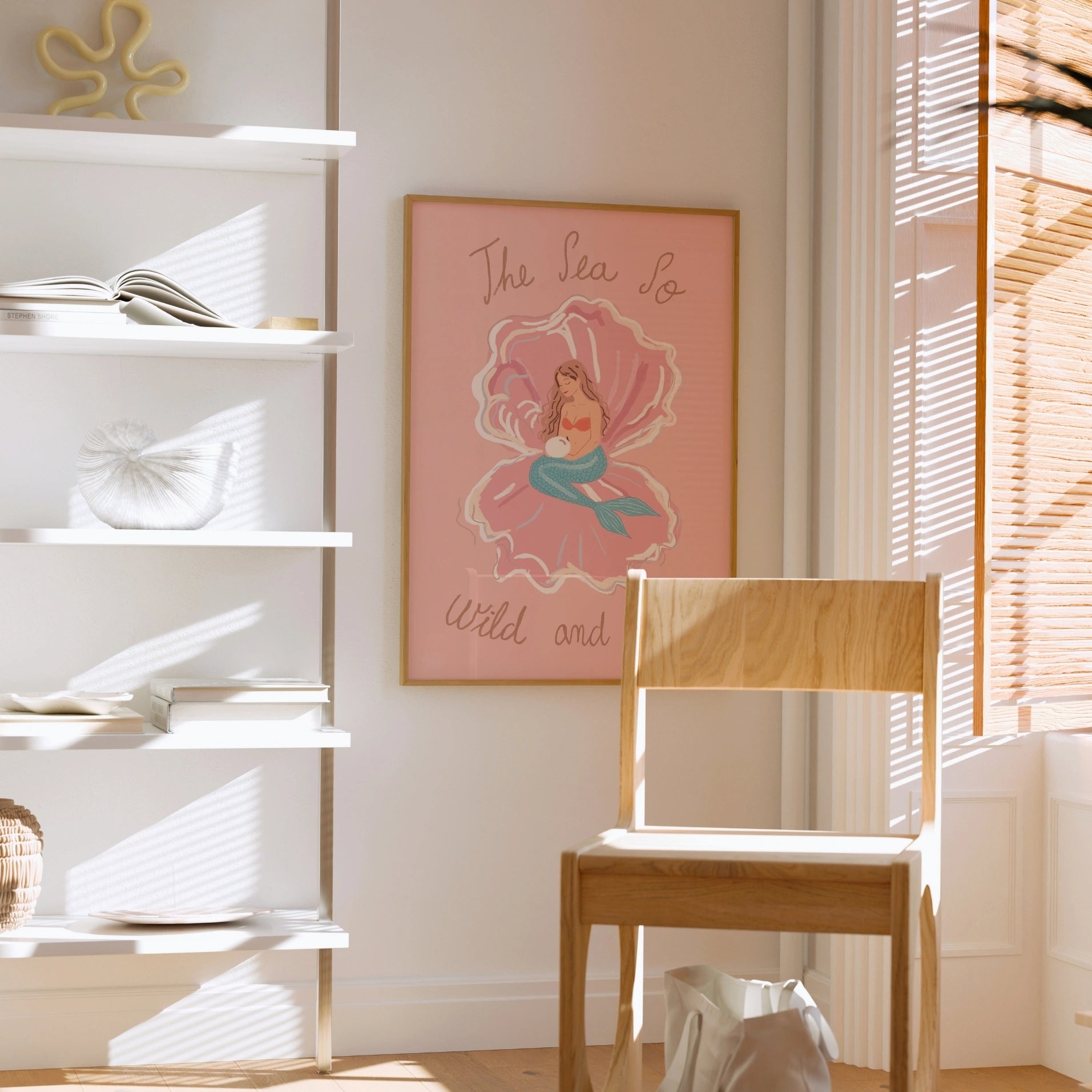 Illustration d'océan girly