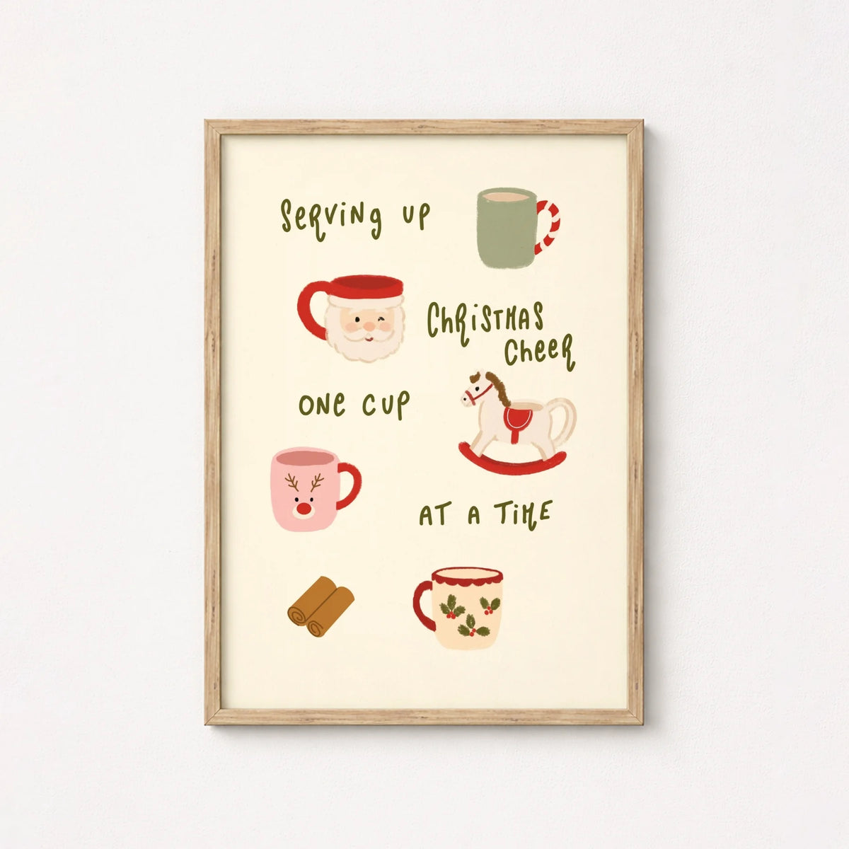 Christmas Cheer Coffee Mugs – Póster de Navidad