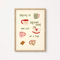 Christmas Cheer Coffee Mugs – Póster de Navidad