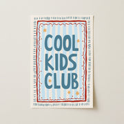 Cool Kids Club Blue – Nursery & Kids Wall Art