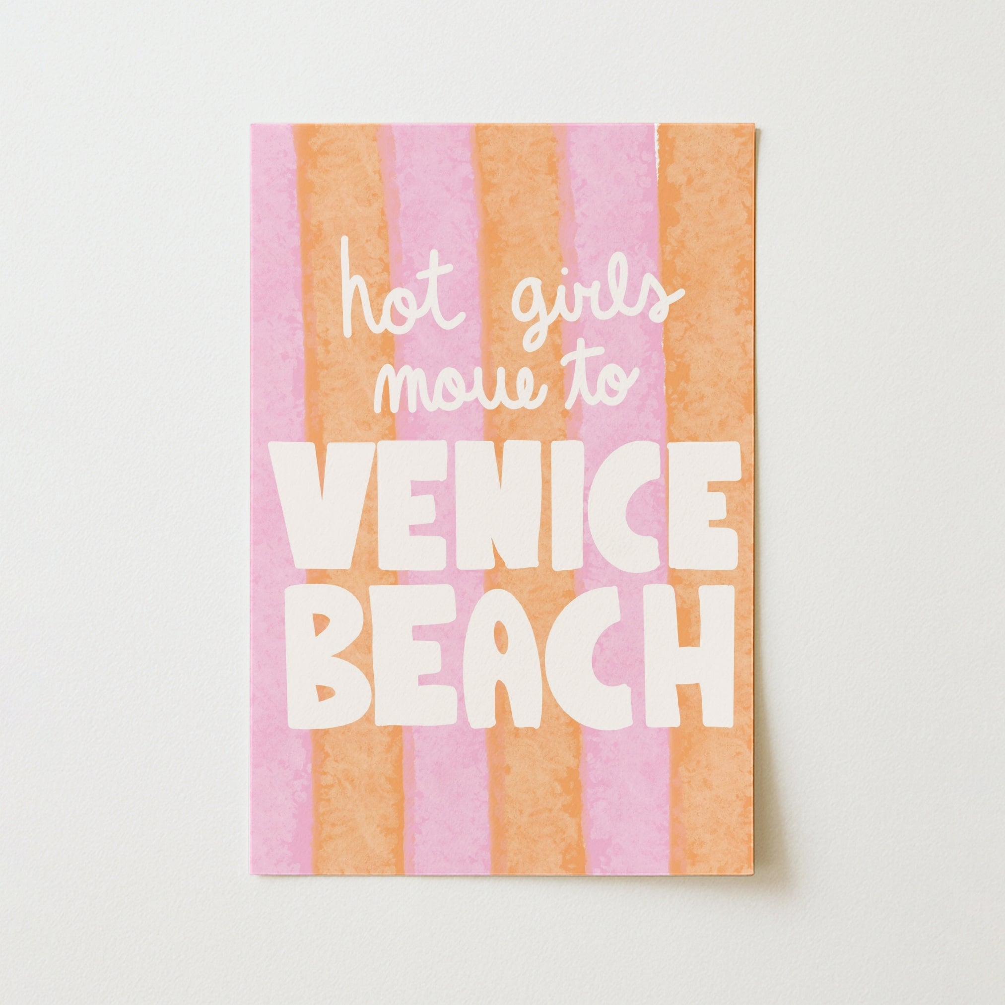 Venice Beach Wall Art Print - Hot Girls Summer Poster