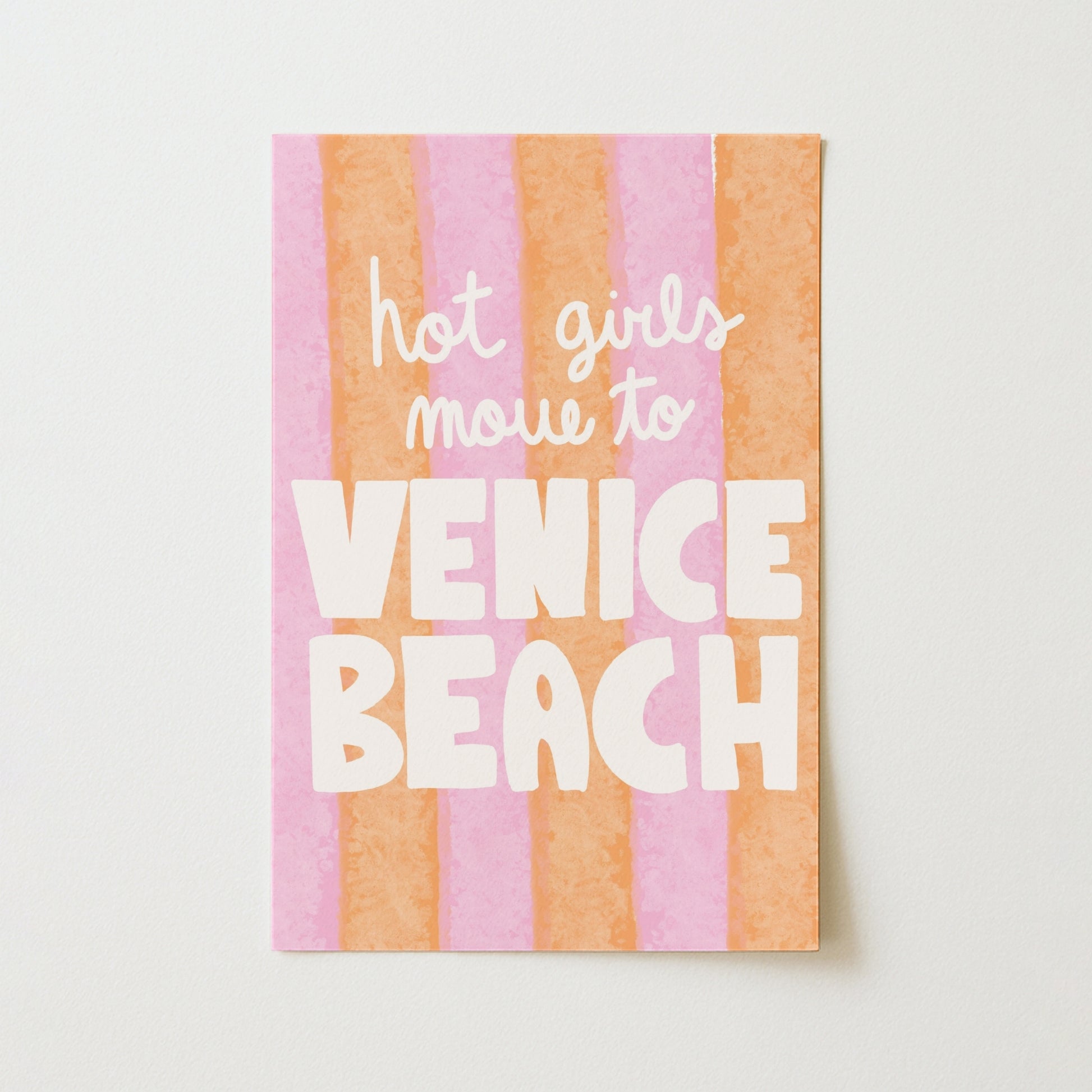 Venice Beach Wall Art Print - Hot Girls Summer Poster