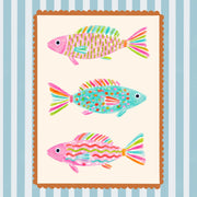 Colorful Fish Trio – Coastal Wall Art