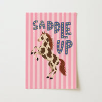 Saddle Up Horse Wall Art
