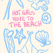 Hot Girls Beach – Coastal Wall Art