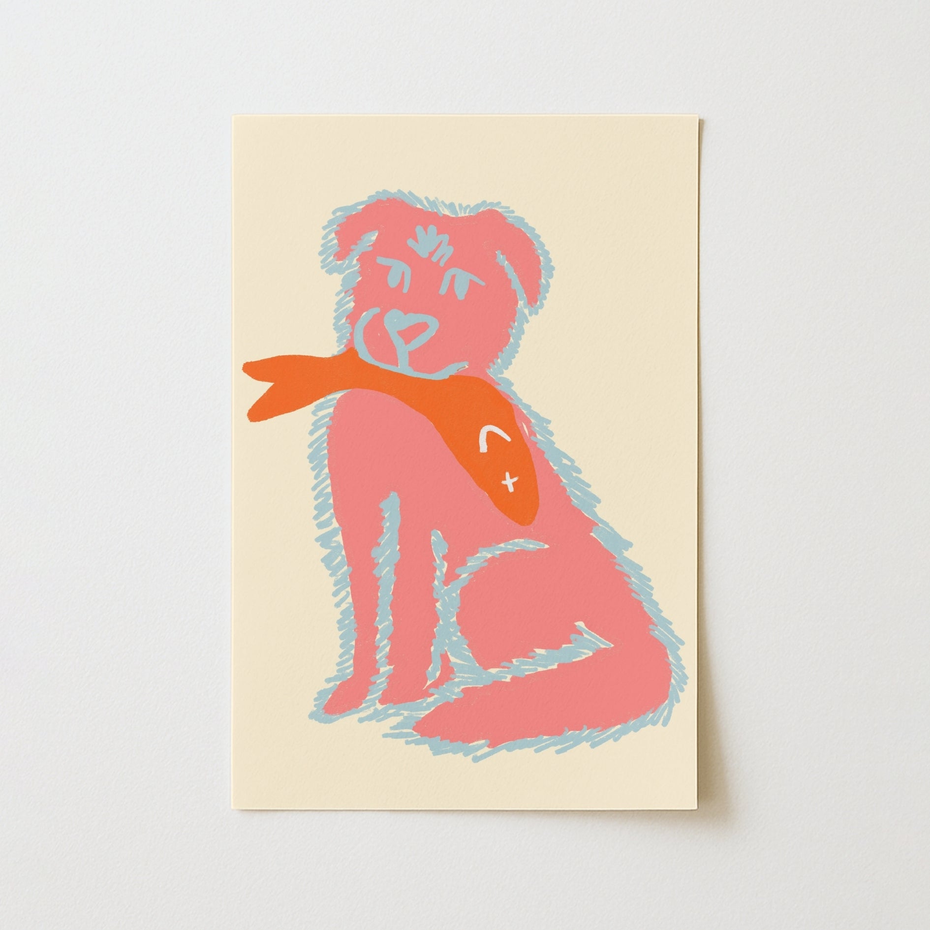 Funny Pop Animal Print - Bold Coastal Poster, Coastal Wall Decor