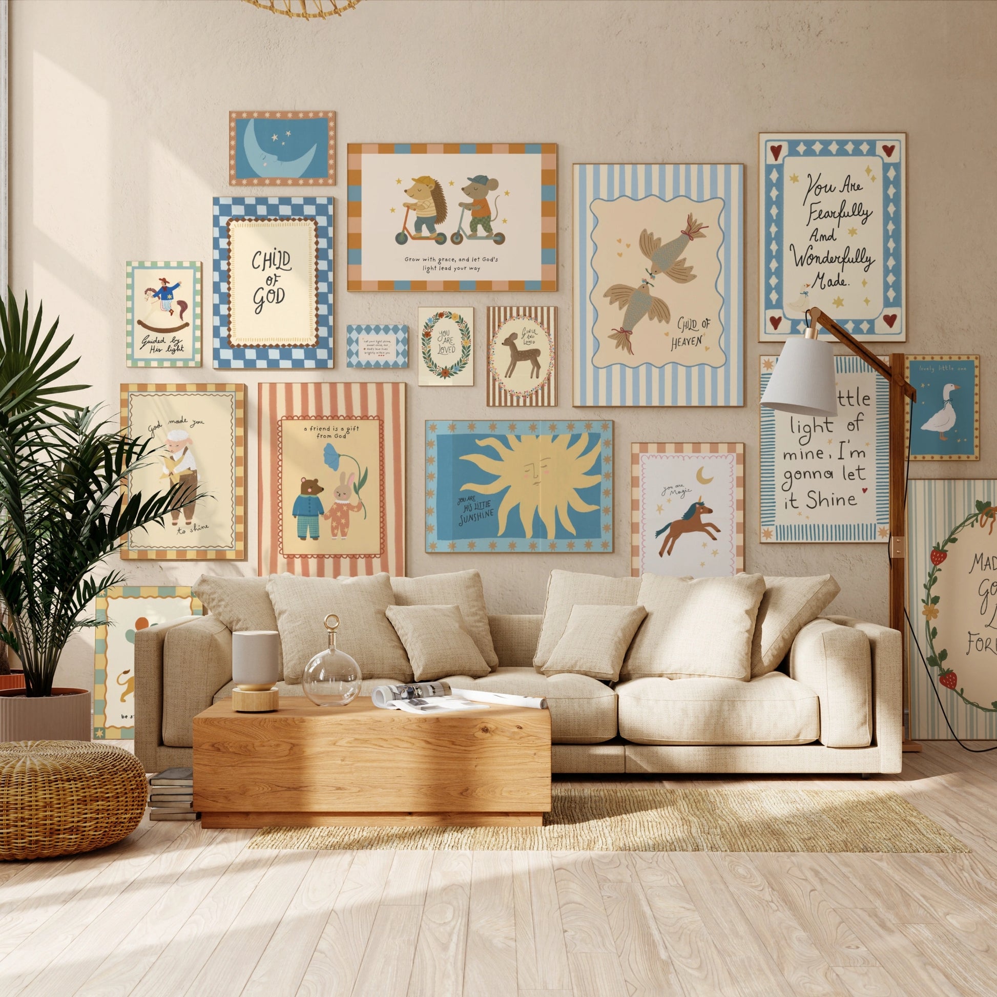 Handmade Christian Nursery, over 50 prints