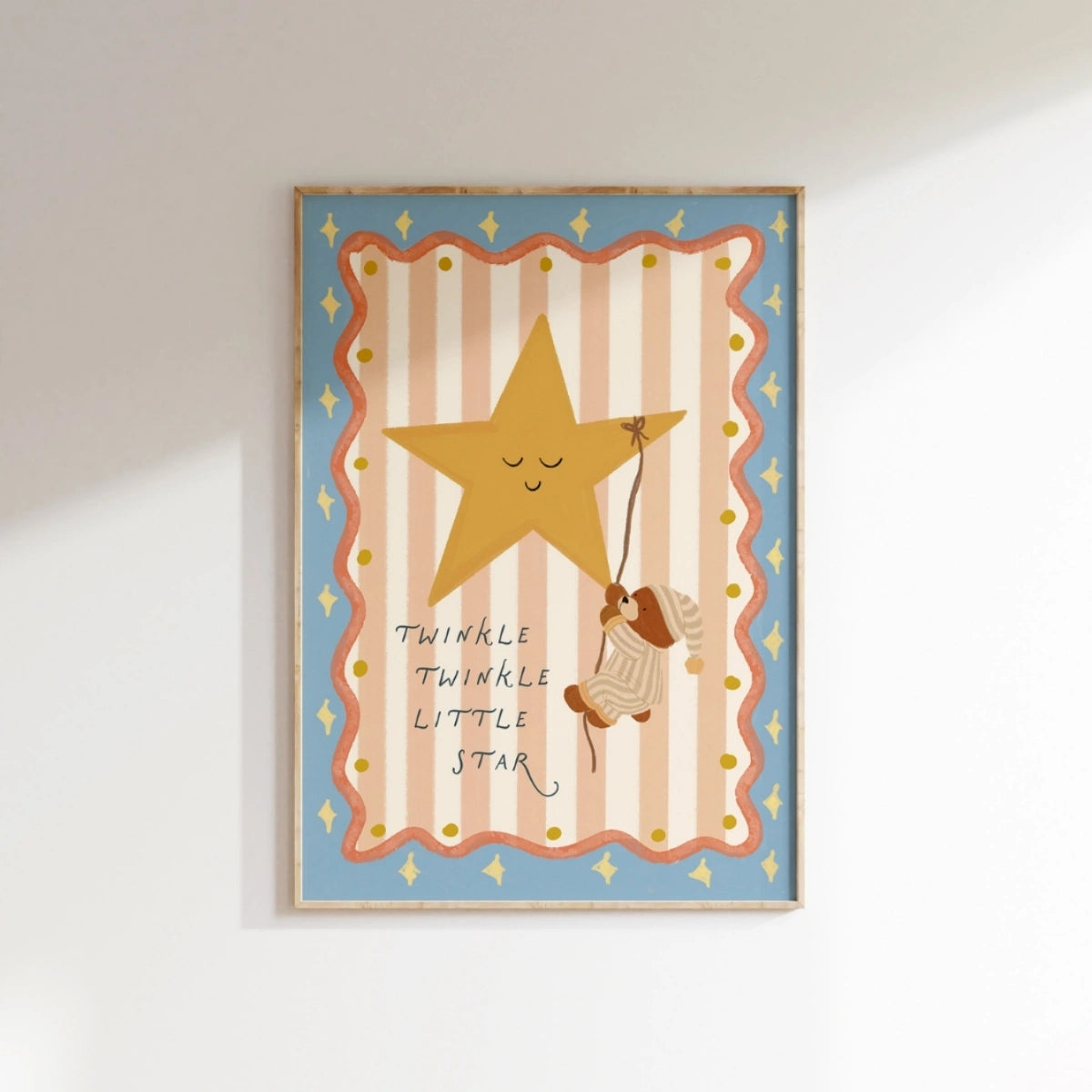 Star Nursery Print, Space Nursery Decor