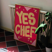 Yes Chef – Kitchen Wall Art
