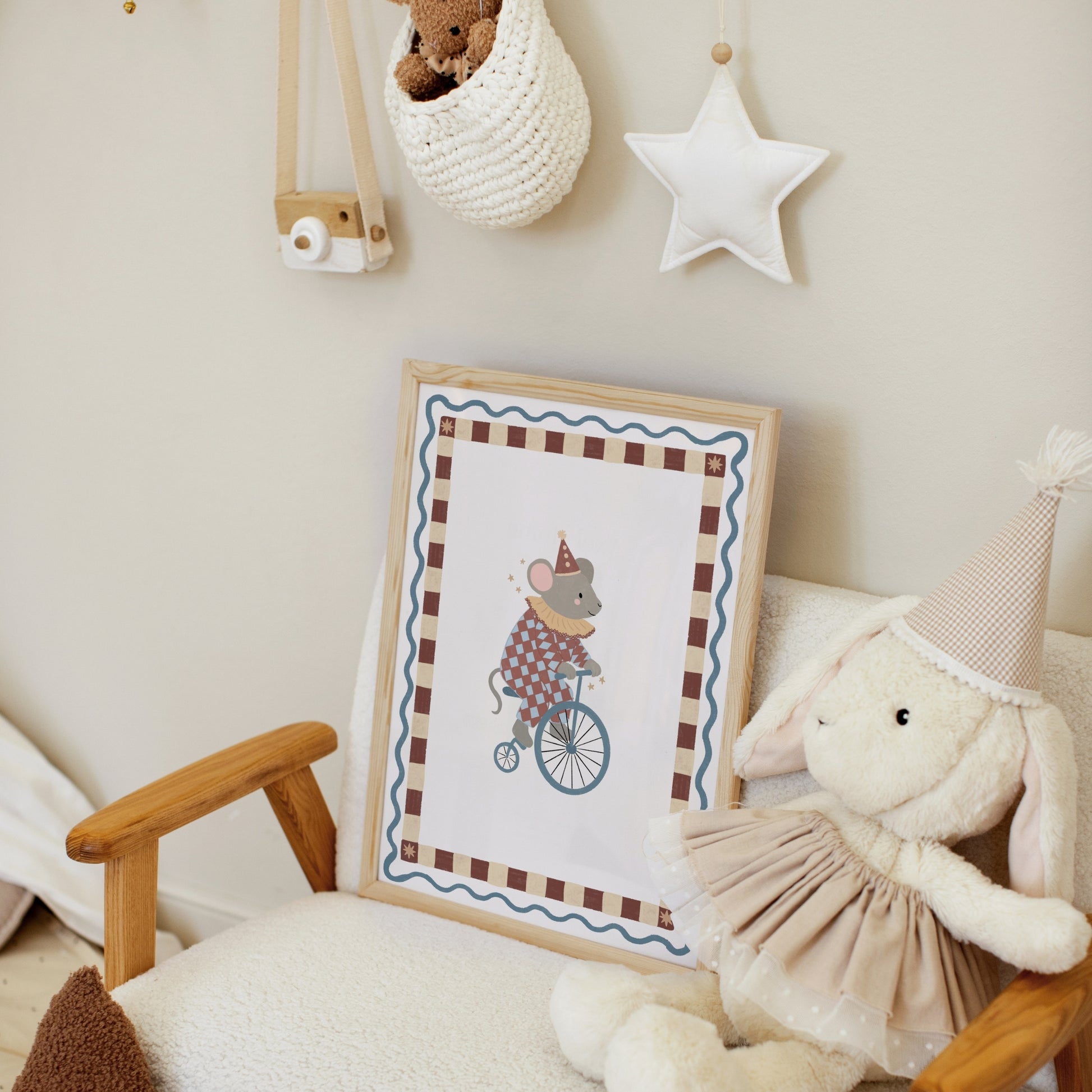 Vintage Circus Animal Print