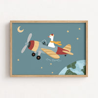 Goose Airplane Print