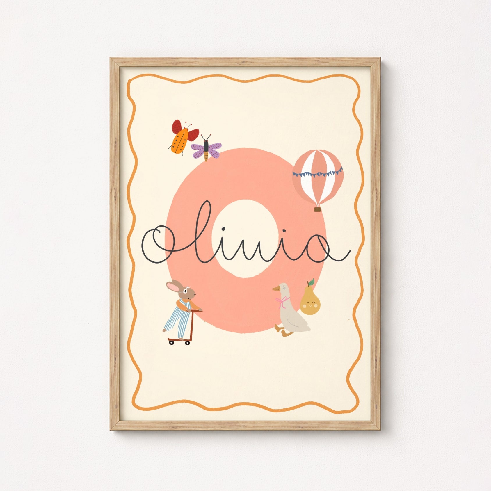 Personalized Nursery Name Wall Art