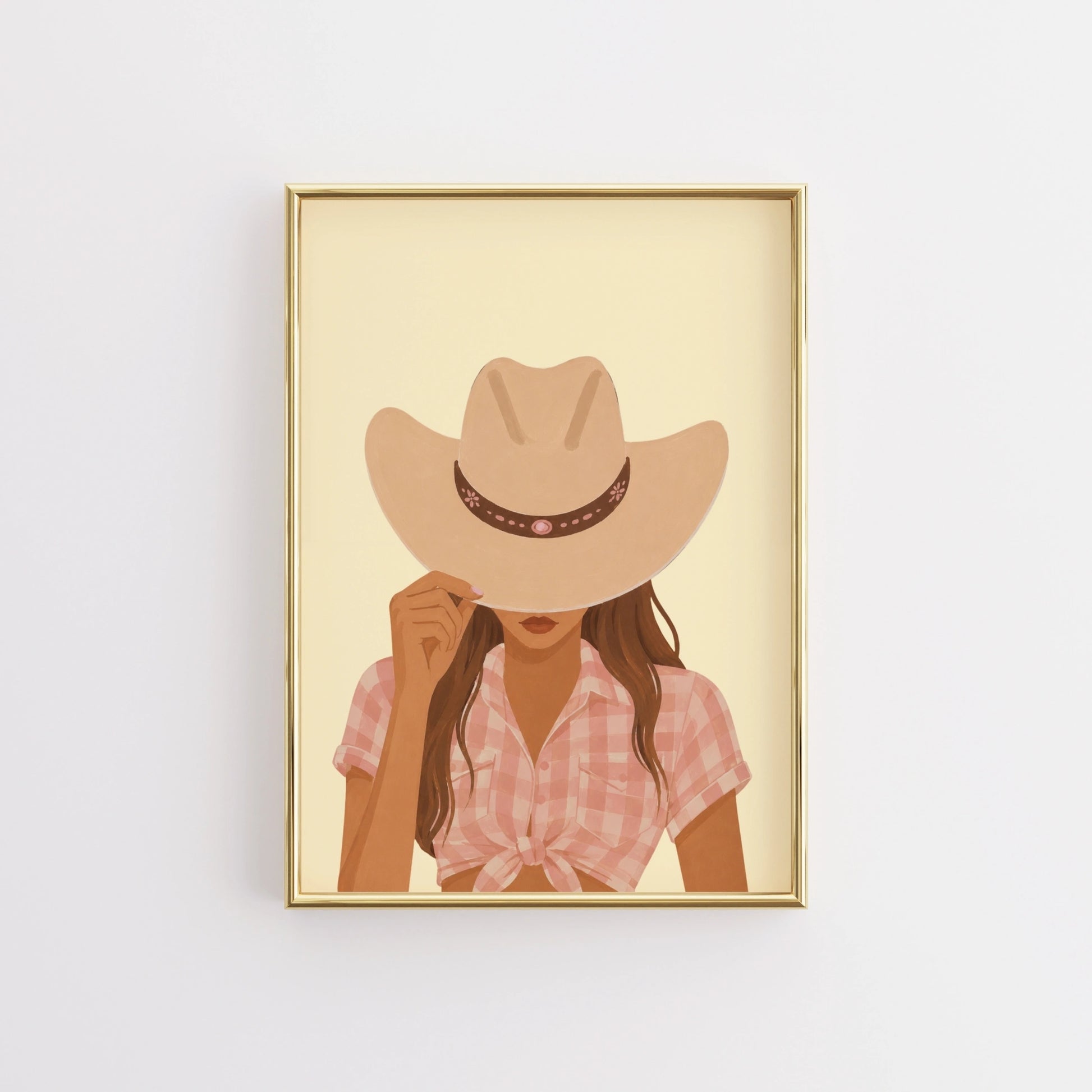 Western Girl Wall Art
