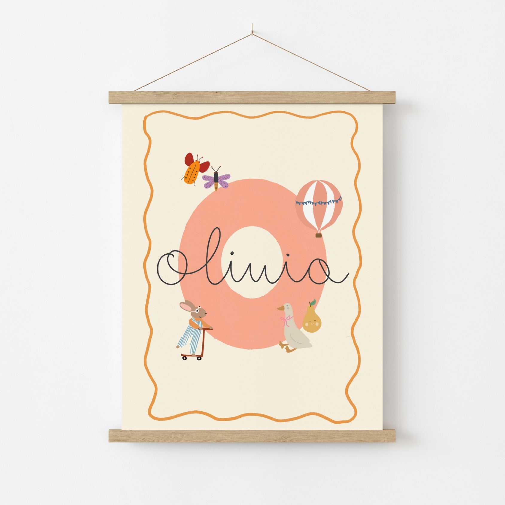 Personalized Nursery Name Wall Art