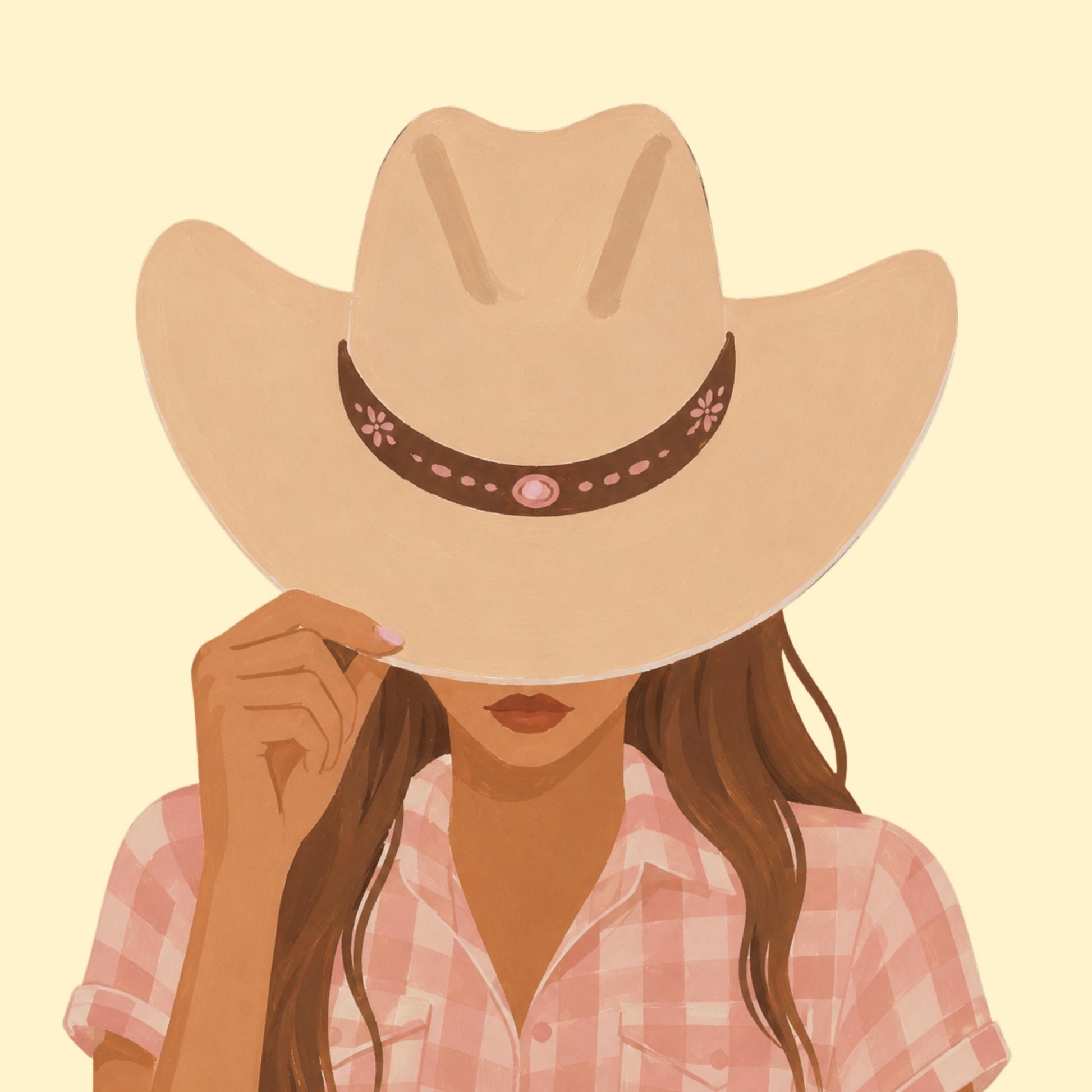 Western Girl Wall Art