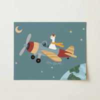 Goose Airplane Print