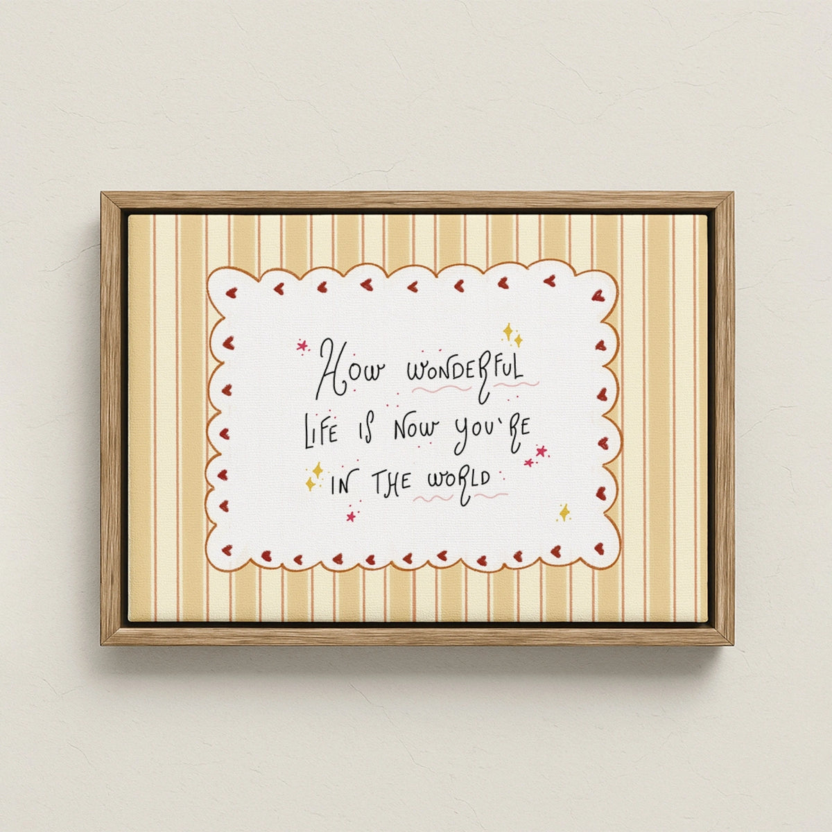 Framed canvas