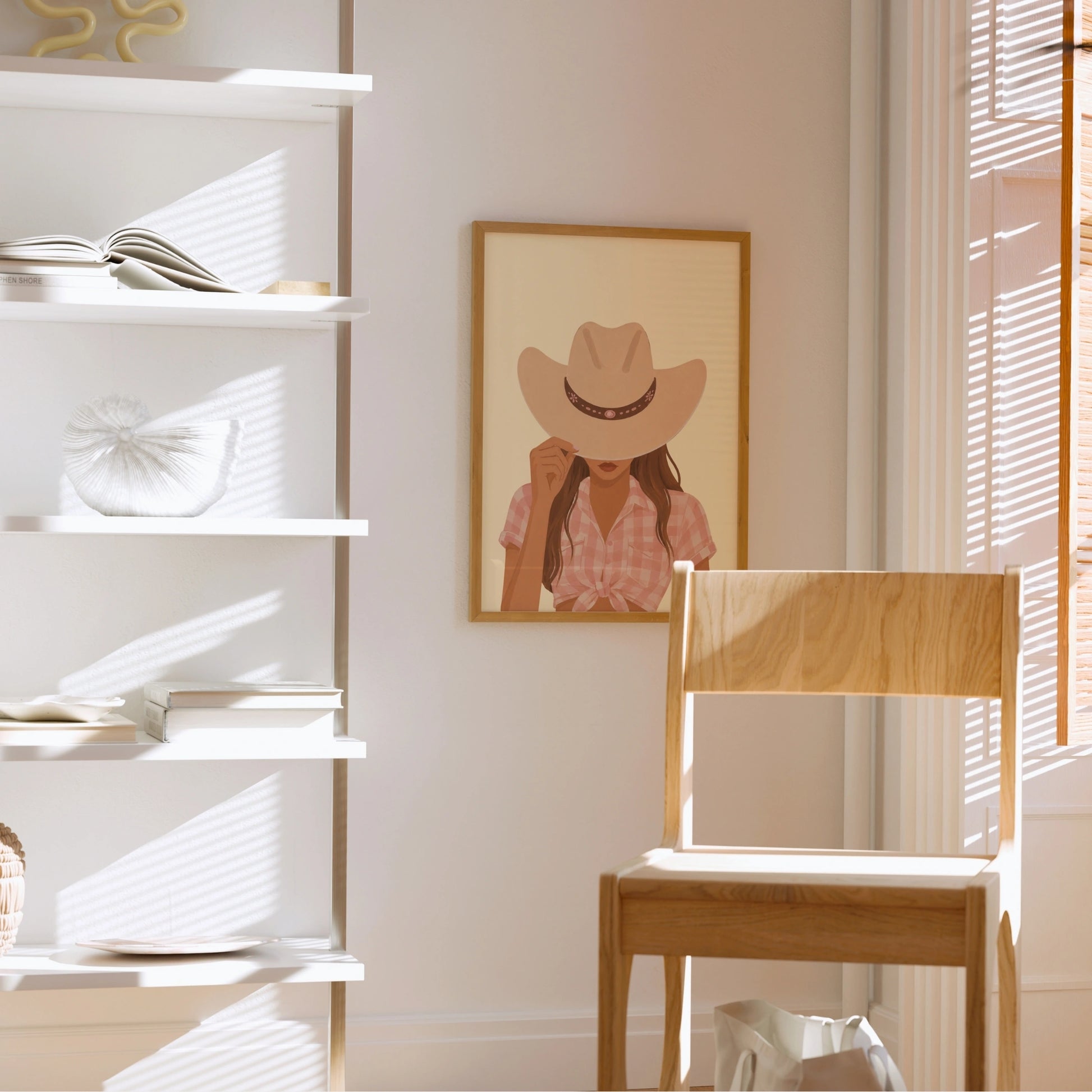 Western Girl Wall Art