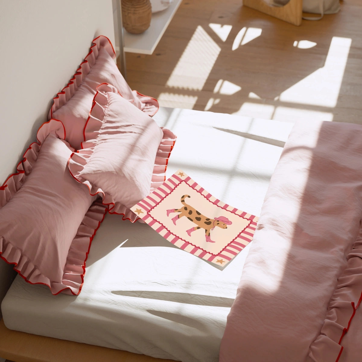 Cowgirl Dog Nursery Print
