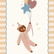 Teddy Bear Circus Balloon – Nursery & kids wall art