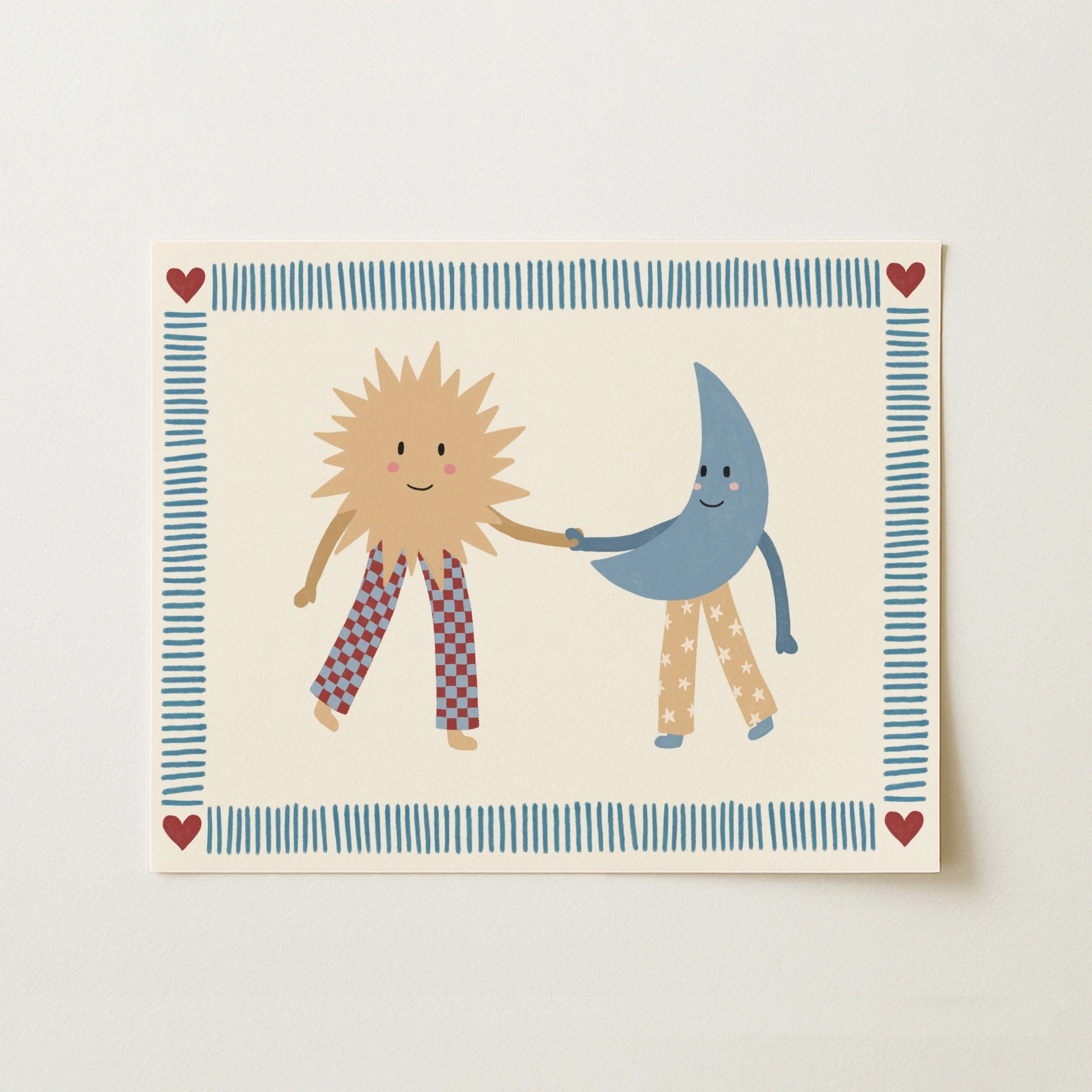 Sun And Moon Nursery Wall Art