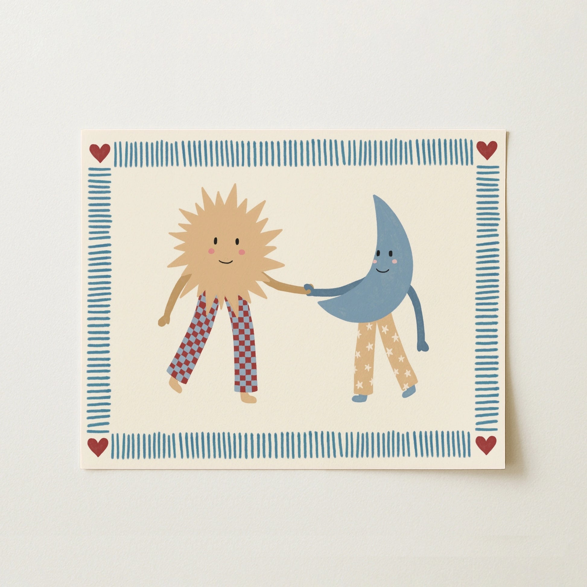 Sun And Moon Nursery Wall Art