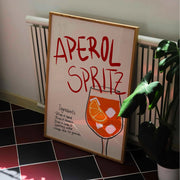 Aperol Spritz Recipe – Kitchen Wall Art