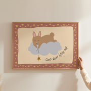Sleeping Bunny – Nursery & kids wall art