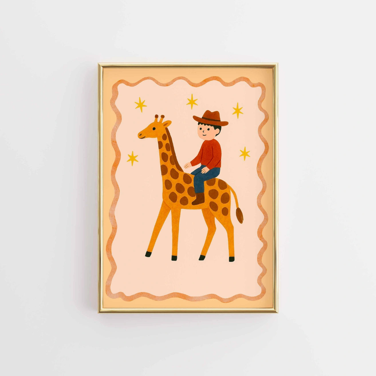 Cowboy Nursery Print