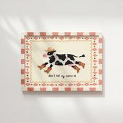 Western Cow – Arte de pared costera
