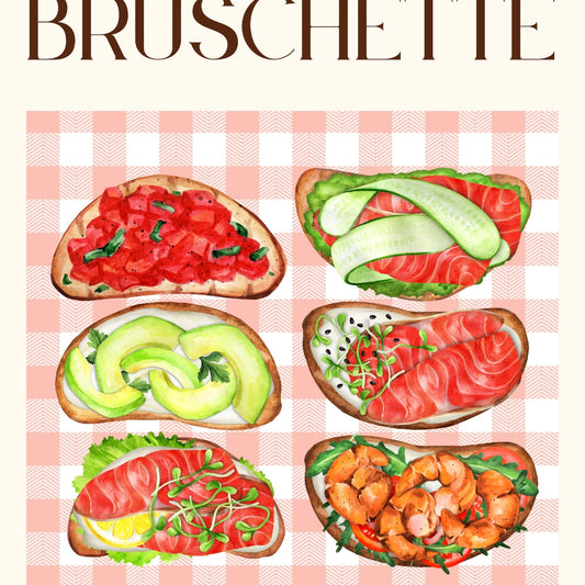 Bruschetta Wall Art – Italian Kitchen Decor