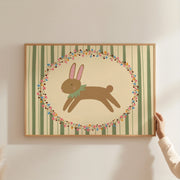 Whimsical Baby Bunny Decor – Décoration murale pour chambre de bébé et d’enfant