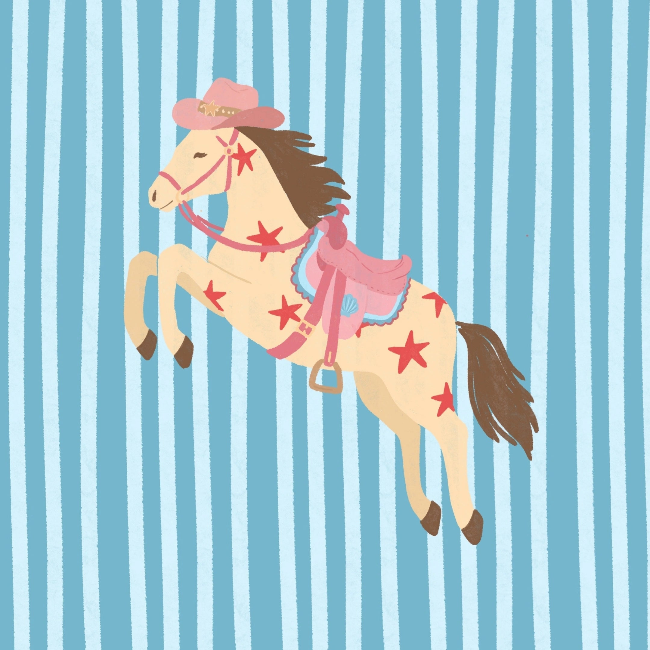 Rodeo Pony Decor Wall Art