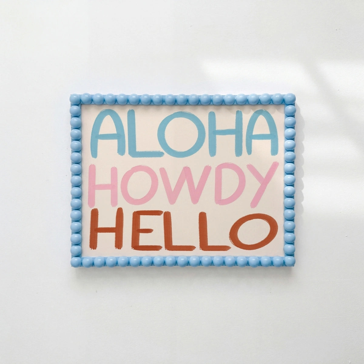 Lámina “Aloha Howdy Hello”